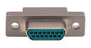 CINCH CONNECTIVITY SOLUTIONS DCCM15S6E5-18.0BN Micro D Cable Assembly, Micro-D Receptacle to Free End, 15 Ways, 18 ", 457.2 mm, Multi-coloured