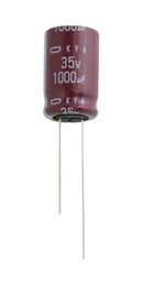CHEMI-CON EKYA250ETD471MJC5S Electrolytic Capacitor, Miniature, 470 µF, 25 V, ± 20%, Radial Leaded, 7000 hours @ 105°C, Polar