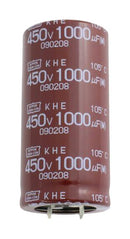 CHEMI-CON EKHE401ELL330MJ30S Electrolytic Capacitor, Miniature, 33 µF, 400 V, ± 20%, Radial Leaded, 2000 hours @ 105°C, Polar