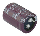 CHEMI-CON EKMQ451VSN331MR45S Electrolytic Capacitor, 330 µF, 450 V, ± 20%, Snap-In, 2000 hours @ 105°C