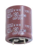 CHEMI-CON EKMR401VSN271MP40S Electrolytic Capacitor, 270 µF, 400 V, ± 20%, Snap-In, 2000 hours @ 105°C