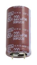 CHEMI-CON EKMW451VSN471MA35S Electrolytic Capacitor, 470 µF, 450 V, ± 20%, Snap-In, 2000 hours @ 105°C