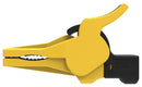 SCHUTZINGER 99022716 Insulated Crocodile Clip, 41 mm Jaws Open, Yellow, 32 A Current, 1 kV, SAK 9230 Series