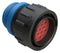 AMPHENOL SINE/TUCHEL AHDP06-24-19PR-STA 19 POSITION PLUG, PIN, SHELL SIZE 24, REDUCED DIAMETER SEAL (BLUE), SMALL THREAD ADAPTER 86AK2821