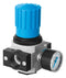 FESTO 186453 Pressure Regulator, G1/4, 2200 l/min, 0 to 16 bar, 0.5 to 7 bar Regulation, -10&deg;C to 60&deg;C, D Series LR-1/4-D-7-MIDI pressure regulator