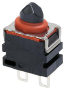 ARATAS D2EW-A02HS Microswitch, Side Slot Mount Structure, Ultra Subminiature, Pin Plunger, SPST-NC, Solder Lug