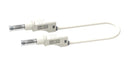 CAL TEST ELECTRONICS CT2151-200-9 Banana Test Lead, 13 AWG, 4mm Stackable Banana Plug, Retractable Sleeve
