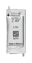 SCHURTER 3-153-440 Supercapacitor, Prismatic, Low ESR Single Cell, 1.8 F, 2.75 V, Solder