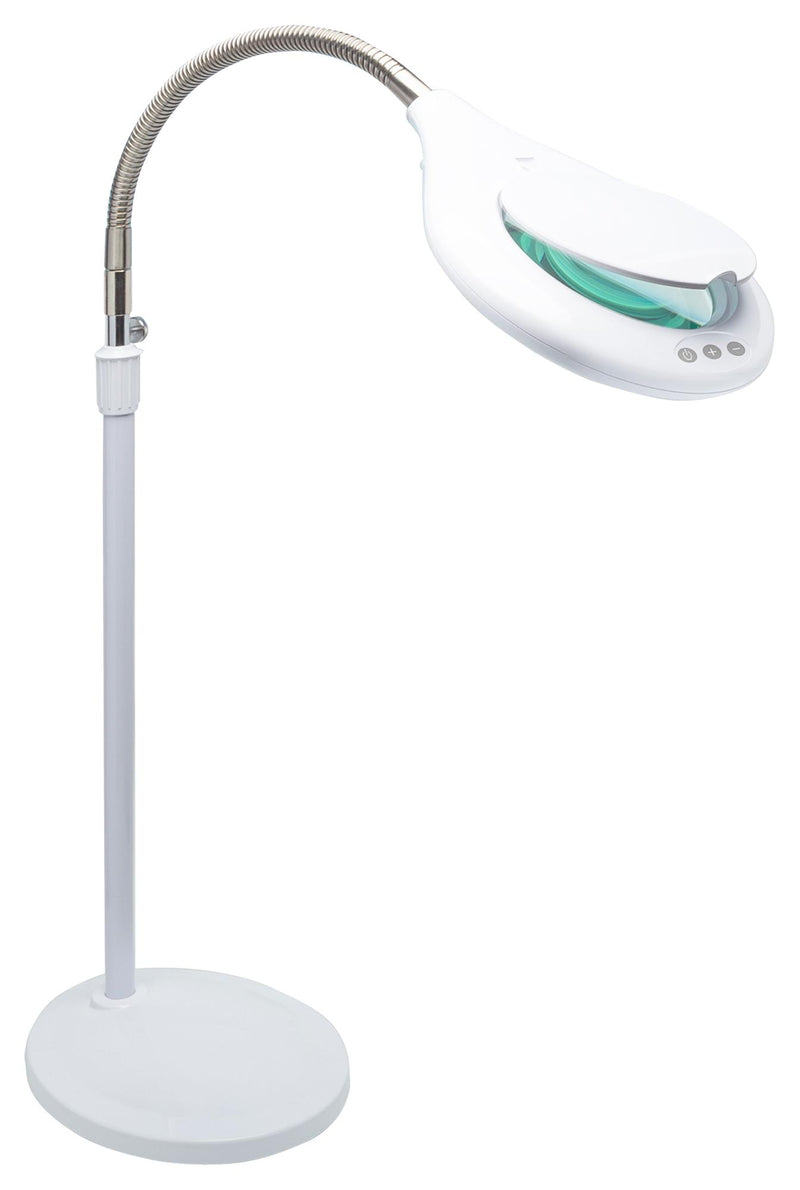 SHESTO LC8070LED/UK Magnifier, Bench / Desktop, 1.75x, 1.3 m Length Arm, UK Plug