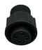 NORCOMP 868-04A-203R001. CIRCULAR CONNECTOR, RCPT, 4POS, SOLDER