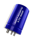 ABRACON ADCT-E02R7SA407R Supercapacitor, 400 F, 2.7 V, Snap-In, 0%, +30%