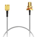 GCT CABLE 234 RF-0200-A-1 RF / Coaxial Cable Assembly, 3GHz, IP67, IP68, 7.9 ", 200 mm, RG178, SMA RP Plug