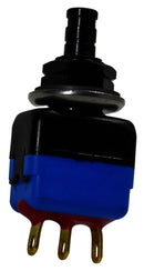 APEM 13435AD2GK Pushbutton Switch, 13000 Series, 6.5 mm, SPDT, On-(On), Plunger for Cap