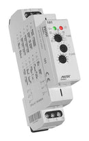 PELTEC 191 Analogue Timer, IP40, 100 Series, Multifunction, 0.1 s, 10 Days, 10 Ranges, 1 Changeover Relay