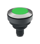 RAFI 1.11.011.001/0550 Industrial Pushbutton Switch, RAMO 30 T Series, 30.3 mm, SPST-NO, Momentary, Round, Green