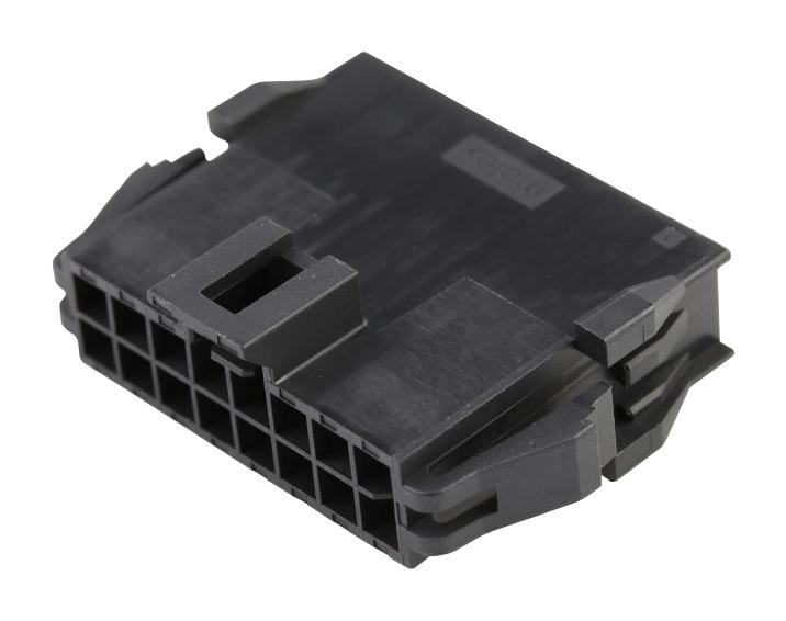 MOLEX 201444-1216 Connector Housing, Nano-Fit 201444 Series, Plug, 16 Ways, 2.5 mm