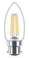 PHILIPS LIGHTING 9.29002E+11 LED Light Bulb, Clear Candle, BC / B22 / B22d / BA22 / BA22d, Warm White, 2700 K, Non-Dimmable GTIN UPC EAN: 8719514347281
