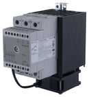 CARLO GAVAZZI RGC2A60D75GGEDF Solid State Contactor, w/Integrated Fan, 2P+1P, 75 A, 660 VAC, 32 VDC, Zero Crossing, DIN Rail