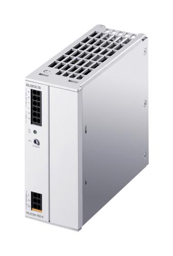 BLOCK PC-0124-100-0 AC/DC DIN Rail Power Supply (PSU), ITE, 1 Output, 240 W, 24 VDC, 10 A