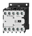 FINDER 6K.04.8.230.4312 Contactor, 12 A, DIN Rail, 4PST-NO, 4 Pole, 5.5 kW