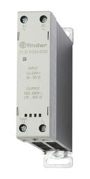 FINDER 77.21.8.230.8251 Solid State Relay, SPST-NO, 25 A, 305 VAC, DIN Rail, Box Clamp, Random Turn On