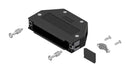 AMPHENOL CONEC 16-003280E D Sub Strain Relief, Side Entry Cable, Amphenol CONEC 37 Position D-Sub Hoods, DC, Steel, 11 mm