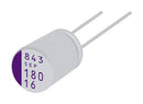 PANASONIC 4SEP150M Polymer Aluminium Electrolytic Capacitor, 150 µF, 4 V, 0.04 ohm, 3000 hours @ 105°C, ± 20%