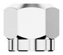 GCT RFCT-SMA-CAP-GS-5 Dust Cap / Cover, with Gasket, Protective Cap, SMA Jack Coaxial Connectors, Stainless Steel Body