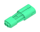 MOLEX 207778-0802 Connector Housing, Green, Squba 3.6 207778 Series, Plug, 2 Ways, 3.6 mm