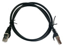 MULTICOMP PRO MP015542 Ethernet Cable, 8P8C, Cat5e, RJ45 Plug to RJ45 Plug, FTP (Foiled Twisted Pair), Black, 1 m, 3.3 ft