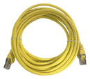 MULTICOMP PRO MP015553 Ethernet Cable, 8P8C, Cat5e, RJ45 Plug to RJ45 Plug, FTP (Foiled Twisted Pair), Yellow, 5 m