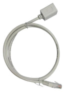 MULTICOMP PRO MP015537 Ethernet Cable, 8P8C, Cat6, RJ45 Plug to RJ45 Receptacle, UTP (Unshielded Twisted Pair), White, 2 m