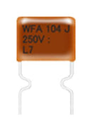 PANASONIC ECWF2684JAQ General Purpose Film Capacitor, Metallized PP, Radial Box - 2 Pin, 0.68 µF, ± 5%, 250 V