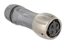 SOURIAU-SUNBANK / EATON UT0X6MS12E4S Circular Connector, Standard Circular Connector, UT0X Series, Cable Mount Plug, 4 Contacts