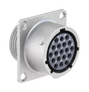 SOURIAU-SUNBANK / EATON UT0X014E19P Circular Connector, Standard Circular Connector, UT0X Series, Wall Mount Receptacle, 19 Contacts
