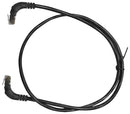 AMPHENOL COMMUNICATIONS SOLUTIONS RJE1Y22A53B5H401 Ethernet Cable, 8P8C, PVC, Cat6, 90° RJ45 Plug to 90° RJ45 Plug