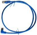 AMPHENOL COMMUNICATIONS SOLUTIONS RJE1Y26915D5G401 Ethernet Cable, 8P8C, PVC, Cat6, 90° RJ45 Plug to RJ45 Plug, UFTP (Unshielded Foiled Twisted Pair)