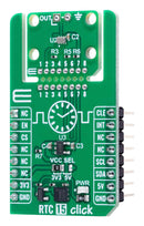 MIKROELEKTRONIKA MIKROE-6602 Add-On Board, RTC 15 Click, MikroE mikroBUS Compatible Development Boards, Real-Time Clock Module