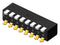 MULTICOMP PRO MPNPM-04VR DIP / SIP Switch, 4 Circuits, Raised Slide, Surface Mount, SPST-NO, 24 V, 25 mA