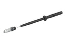 STAUBLI 24.0238-21 Test Accessory, 1 kV Voltage, 1A Current, Black, Spring Loaded Stainless Steel Needle