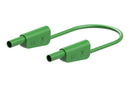 STAUBLI 66.2017-05025 Banana Test Lead, 30 VAC, 4mm Stackable Banana Plug, Shrouded, 4mm Stackable Banana Plug, Shrouded