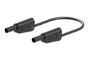 STAUBLI 66.2017-05021 Banana Test Lead, 30 VAC, 4mm Stackable Banana Plug, Shrouded, 4mm Stackable Banana Plug, Shrouded