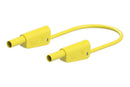 STAUBLI 66.2013-10024 Banana Test Lead, 4mm Stackable Banana Plug, Shrouded, 4mm Stackable Banana Plug, Shrouded