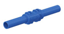 STAUBLI 64.1034-05020 Banana Test Lead, 4mm Stackable Banana Plug, 4mm Stackable Banana Plug, 19.7 ", 500 mm