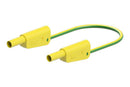 STAUBLI 66.2014-20020 Banana Test Lead, 30 VAC, 4mm Stackable Banana Plug, Shrouded, 4mm Stackable Banana Plug, Shrouded