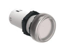 LOVATO ELECTRIC LPMLE7 LED Panel Mount Indicator, Screw Terminal, Monoblock, Transparent, 120 VAC, 22 mm