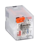 LOVATO ELECTRIC HR604CA024 Power Relay, 4PDT, 24 VAC, 5 A, HR604C Series, DIN Rail, Non Latching