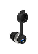 LOVATO ELECTRIC LPCD03 USB Adapter, Polyamide, USB Type A Receptacle, USB Type B Receptacle, USB 3.0, IP20, IP65