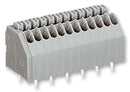 WAGO 250-403. Wire-To-Board Terminal Block, 2.5 mm, 3 Ways, 24 AWG, 20 AWG, 0.5 mm², Push In