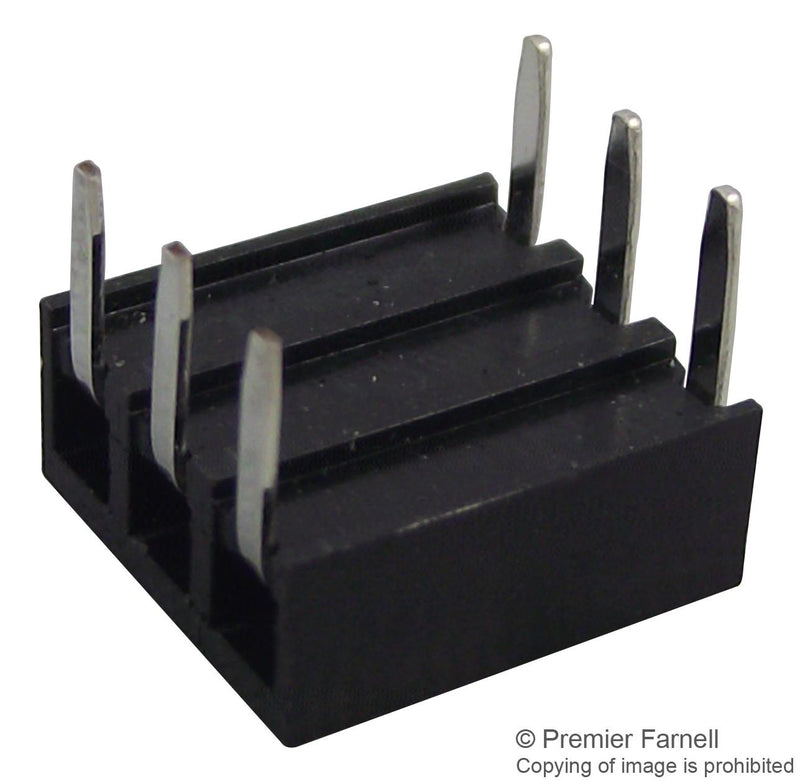 HARWIN M20-7890346 PCB Receptacle, Board-to-Board, 2.54 mm, 1 Rows, 3 Contacts, Through Hole Mount, M20